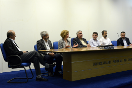 Imagem: Solenidade de encerramento do Dinter ocorreu no Auditório da Reitoria (Foto: Jr. Panela)