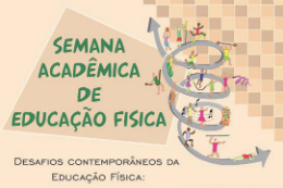 Imagem: Cartaz da Semana Acadêmica do Curso de Educação Física da UFC