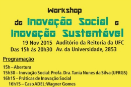 Imagem: Banner com a programação do workshop