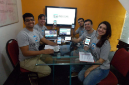 Imagem: Estudantes da UFC lançaram ferramenta digital que pretende facilitar a conexão entre professores particulares e alunos (Foto: Divulgação)