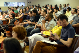 Imagem: Servidores participam de Seminário de Ambientação (Foto: CCSMI/UFC)