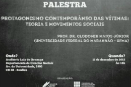 Imagem: Cartaz da palestra