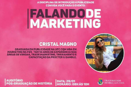 Imagem: Cartaz de divulgação do evento Falando de Marketing