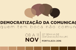 Imagem: Cartaz de divulgação da 22ª Semana da Comunicação