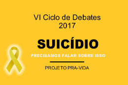 Imagem: VI Ciclo de Debates da Secretaria de Acessibilidade UFC Inclui tem o tema “Suicídio – precisamos falar sobre isso” (Imagem: Divulgação)