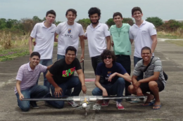 Imagem: A Avoante Aeromec é formada por alunos do curso de Engenharia Mecânica da UFC (Foto: Divulgação/Avoante Aeromec)