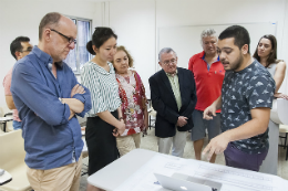 Imagem: Gestores da UFC em visita ao local da futura sede do Instituto Confúcio no Ceará