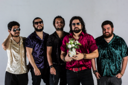 Imagem: A banda Os Alfazemas, presença constante na noite de Fortaleza, encerra os shows do dia 16 (Foto: divulgação)