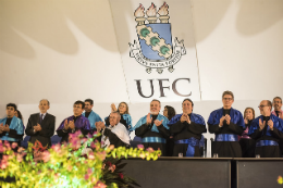 Imagem: Para o reitor Henry Campos, 2018 é oportunidade para se "iniciar a construção de um Brasil diferente" (Foto: Viktor Braga/UFC)