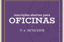 Banner com informações sobre inscrição na Mostra ICA