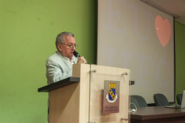 Imagem: O reitor Henry Campos reforçou o papel das pró-reitorias na melhoria do ensino de graduação (Foto: Viktor Braga/UFC)