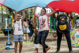 Imagem: A programação do Corredor contempla pessoas de todas as idades (Foto: Rômulo Santos)