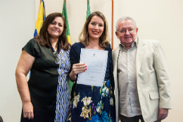 Imagem: Camilla Silva ingressa como docente no Departamento de Teoria e Prática de Ensino (Foto: Ribamar Neto/UFC)