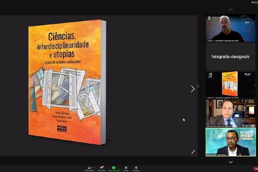 Imagem: Capa do livro "Ciência, interdisciplinaridade e utopias – lições de estudos avançados"