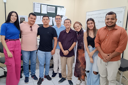 Imagem: Equipe do INOVAFISIO reunida com equipe do município de Cruz