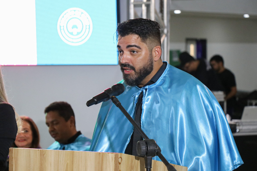 Imagem: o orador docente José Wellington Silva